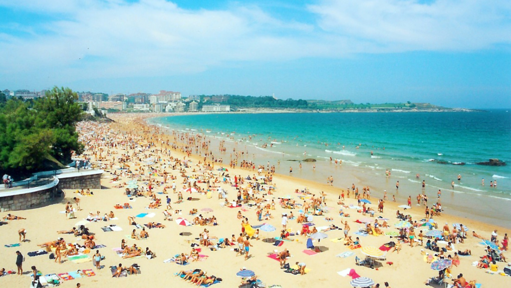 Sardinero Beach is a must-visit for beach enthusiasts in Santander