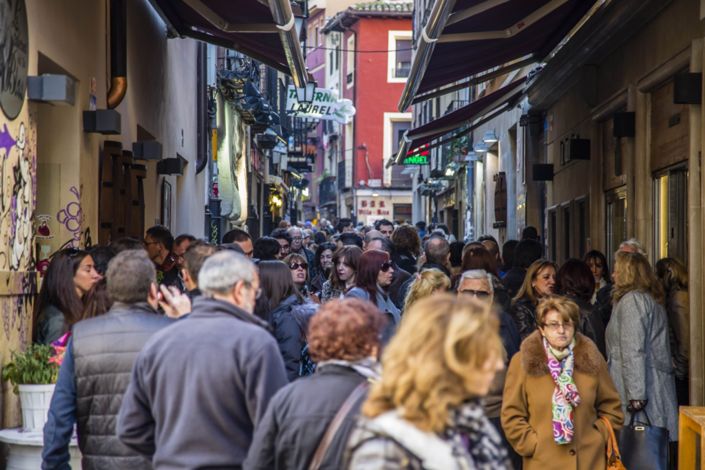 Calle del Laurel is the heart of Logroño's tapas culture