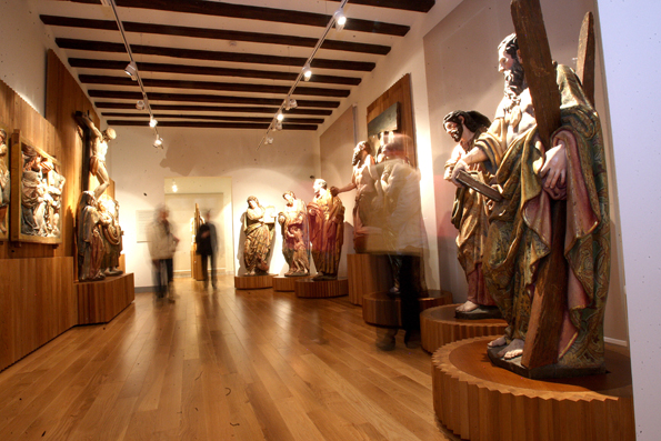 Located in the Palacio de Espartero , Logroño , with its twin towers and intricate Baroque façade