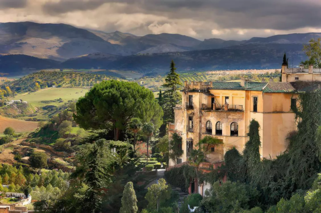 La Casa del Rey Moro is a historic mansion that includes a series of water mines descending into the gorge