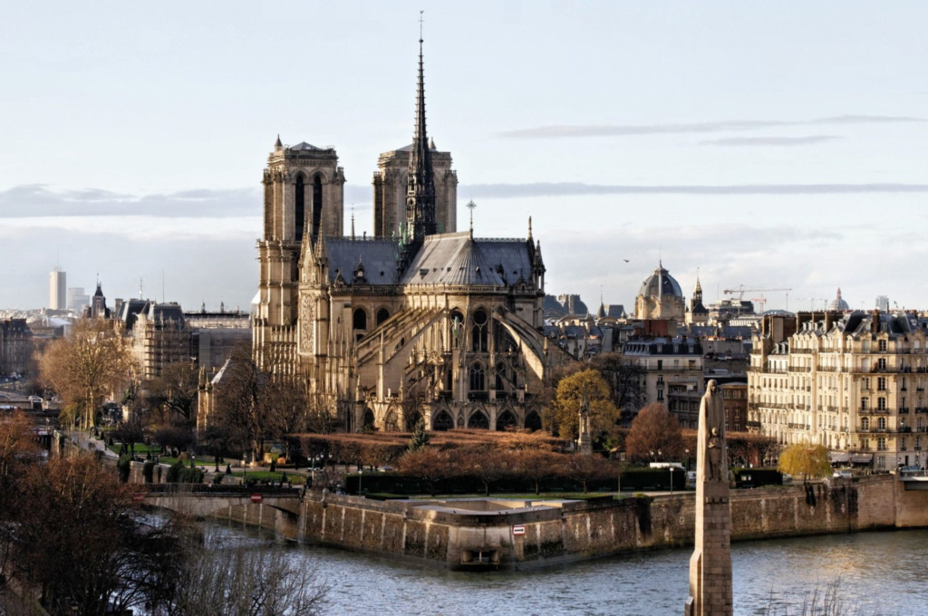 Notre-Dame Cathedral is one of the finest examples of French Gothic architecture and a UNESCO World Heritage site