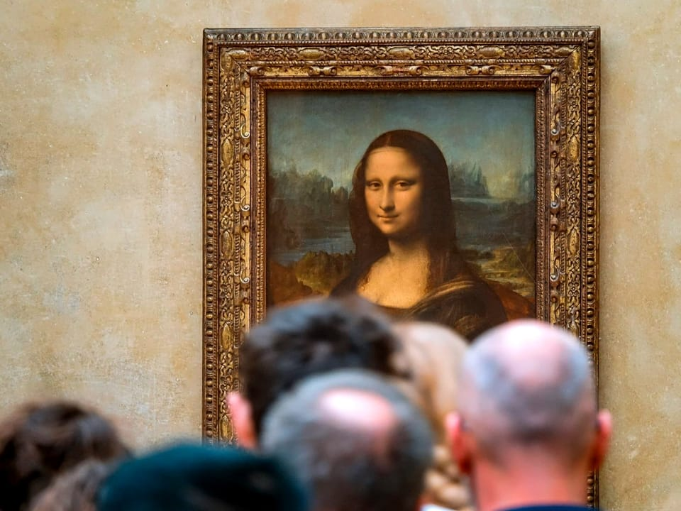 The Mona Lisa, painted by Leonardo da Vinci, is arguably the most famous artwork in the world. This enigmatic portrait of Lisa Gherardini, with her mysterious smile, draws millions of visitors TO THE Louvre Museum each year