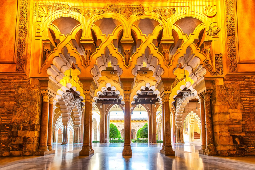 Originally built in the 11th century, the Aljafería Palace is a testament to Zaragoza's rich Moorish heritage