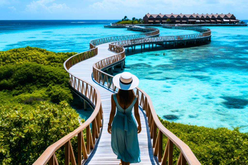 The Maldives is synonymous with luxury and relaxation