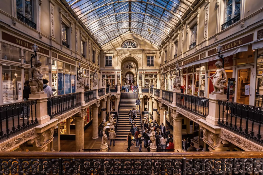 Passage Pommeraye is a historic shopping arcade that dates back to the 19th century. With its ornate architecture, glass ceiling, and elegant boutiques