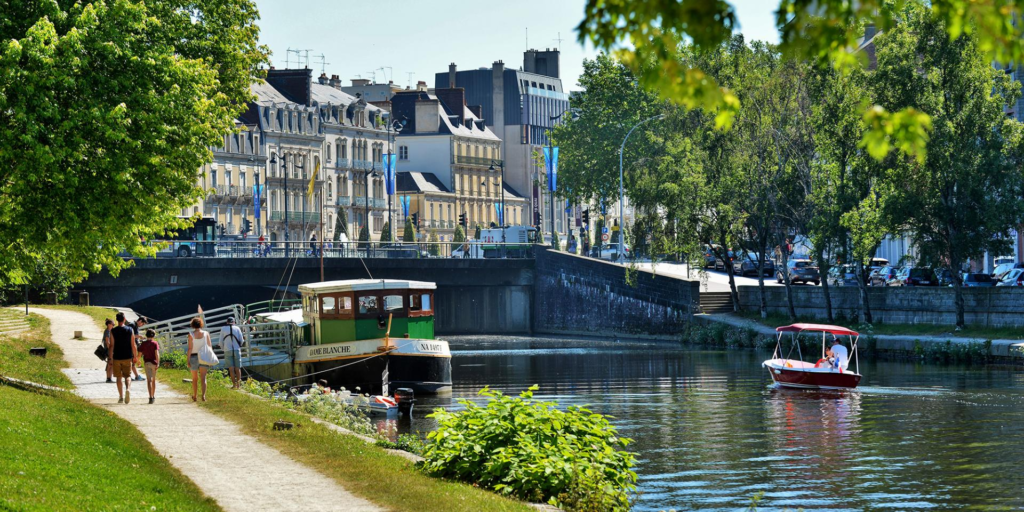 The Vilaine River runs through the heart of Rennes and offers a peaceful escape from the hustle and bustle of the city