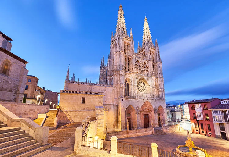 The Burgos Cathedral, a UNESCO World Heritage site, is one of Spain's most stunning Gothic structures. Construction began in 1221