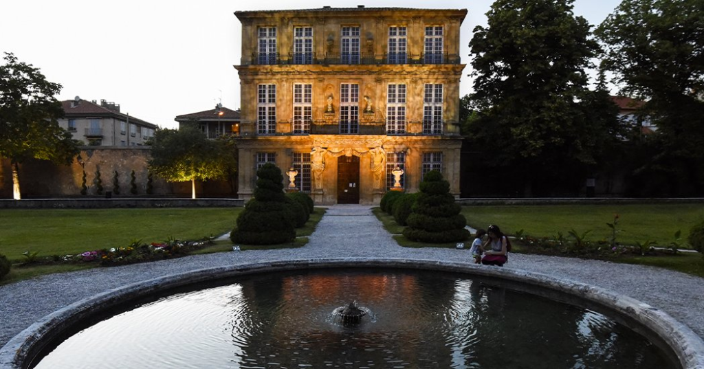 The Pavillon de Vendôme is a hidden gem in Aix-en-Provence, a beautifully preserved 17th-century mansion surrounded by formal French gardens