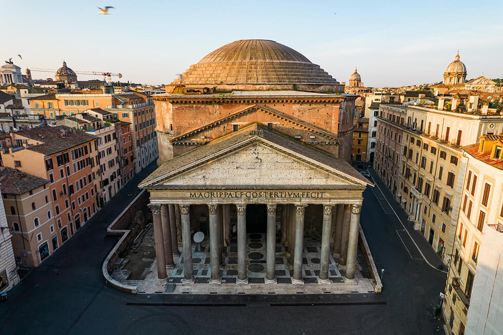 The Pantheon is another must-see in Rome, a temple dedicated to all the gods of ancient Rome