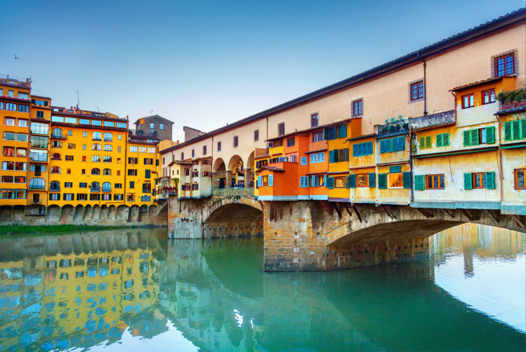 The Ponte Vecchio, or "Old Bridge," is more than just a means of crossing the Arno River; it’s a historic landmark that embodies the spirit of Florence