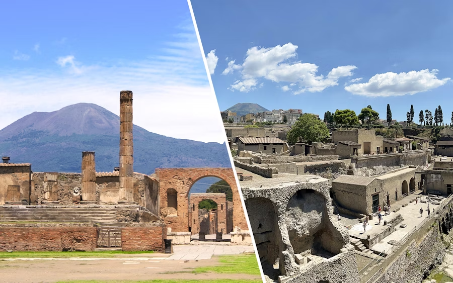 No trip to Naples would be complete without visiting the ancient city of Pompeii and the iconic Mount Vesuvius