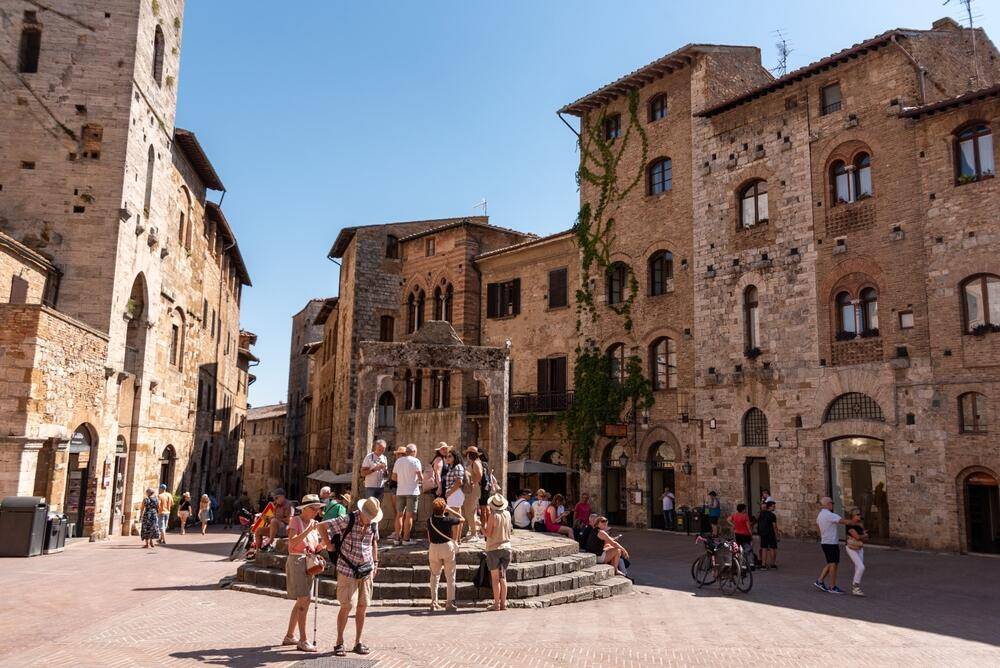 San Gimignano is often called the "Medieval Manhattan" because of its impressive towers that dominate the town’s skyline