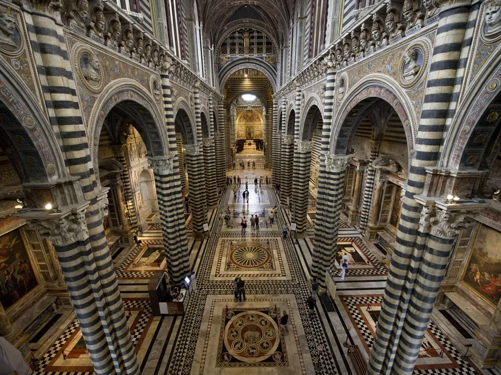 The Siena Cathedral is a masterpiece of Gothic architecture and one of the most beautiful churches in Italy