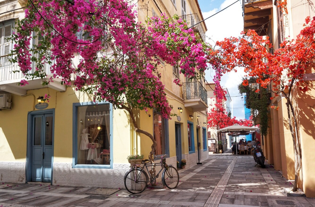 Nafplio, located in the Peloponnese, is a picturesque city that served as the first capital of modern Greece