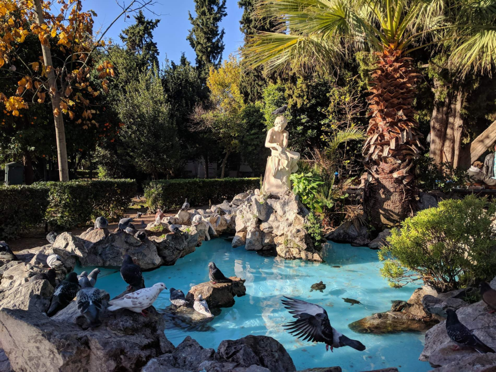 Amidst the hustle and bustle of Athens, the National Garden offers a peaceful retreat