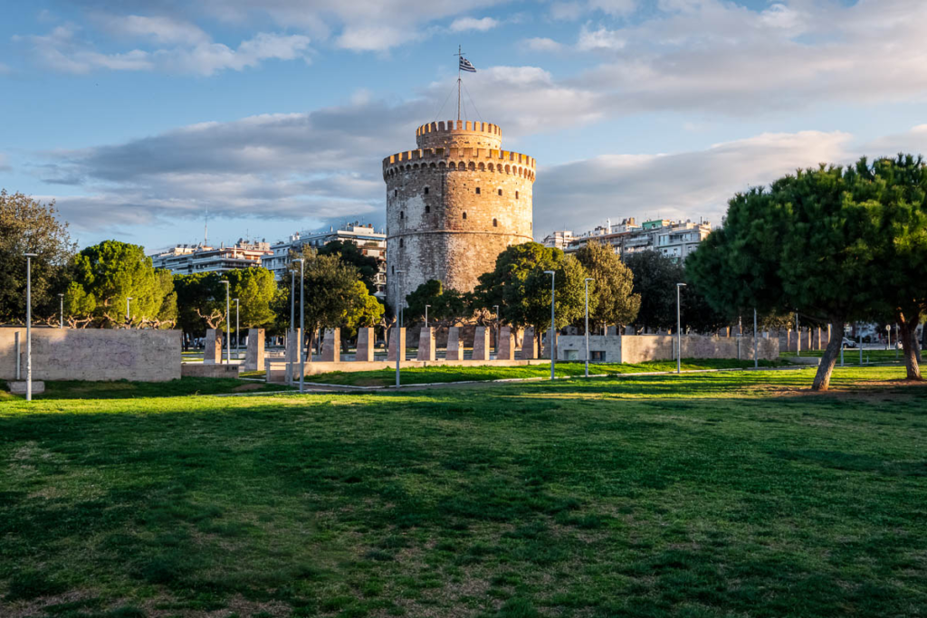 The White Tower is perhaps Thessaloniki’s most iconic landmark