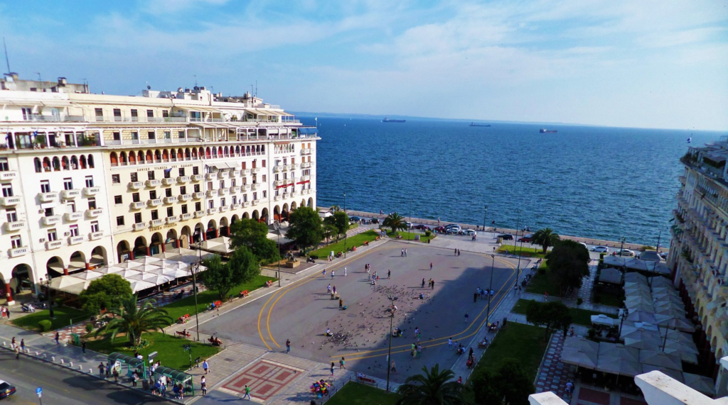 Aristotelous Square is the beating heart of Thessaloniki. Designed by French architect Ernest Hébrard in 1918, this grand square is a prime example of European urban planning