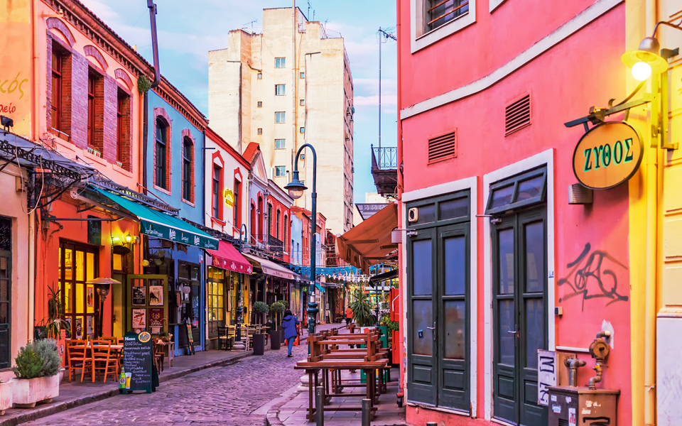 Ladadika is Thessaloniki’s lively and historic district, known for its vibrant nightlife and traditional tavernas