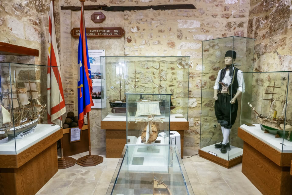 Located at the entrance of the Venetian Harbor, the Maritime Museum of Crete is a must-visit for anyone interested in the island's naval history