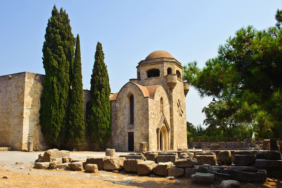 The Monastery of Filerimos, located on a hill overlooking the town of Ialyssos, is a peaceful and spiritual retreat