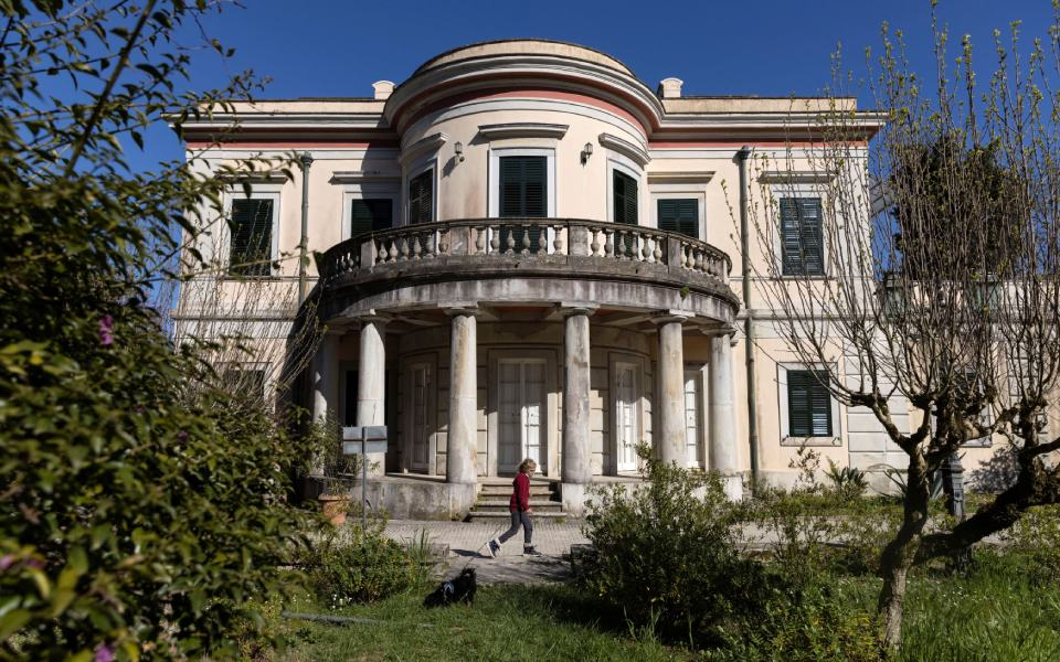 Mon Repos is a beautiful estate located near Corfu Town, known for its lush gardens and historical significance