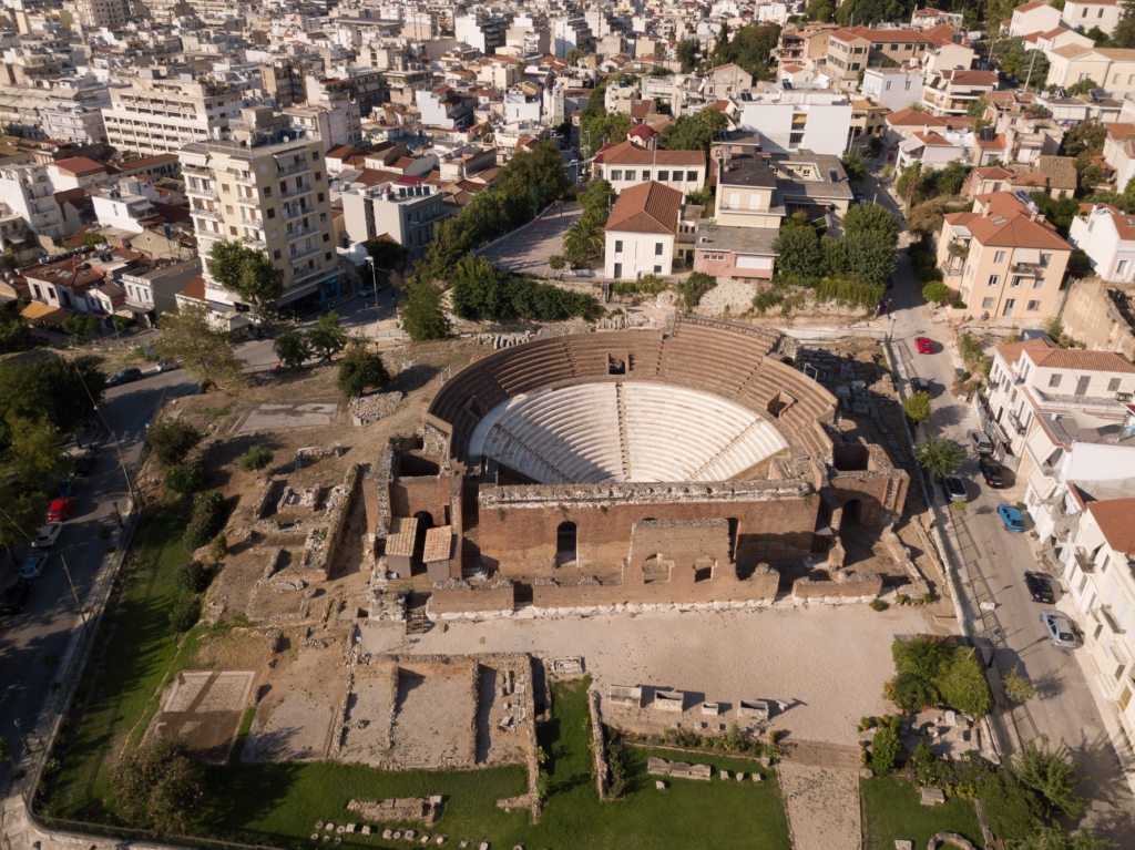 The Roman Odeon of Patras is one of the oldest and best-preserved theaters in Greece, dating back to the 1st century AD