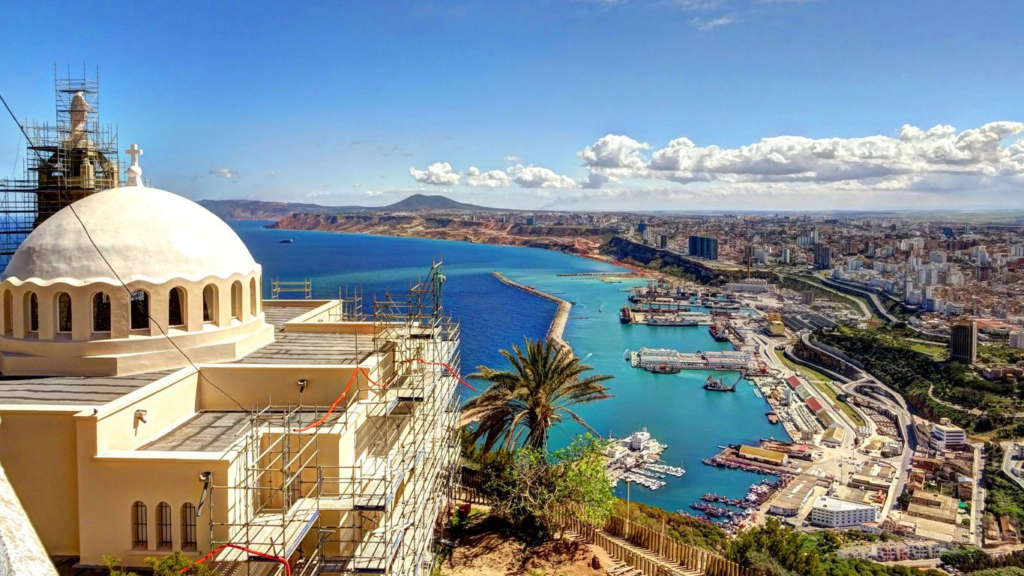 Oran, located in the northwest, is Algeria’s second-largest city and a vibrant port. Known for its lively atmosphere and rich cultural heritage, Oran is a hub of music, particularly Rai music.