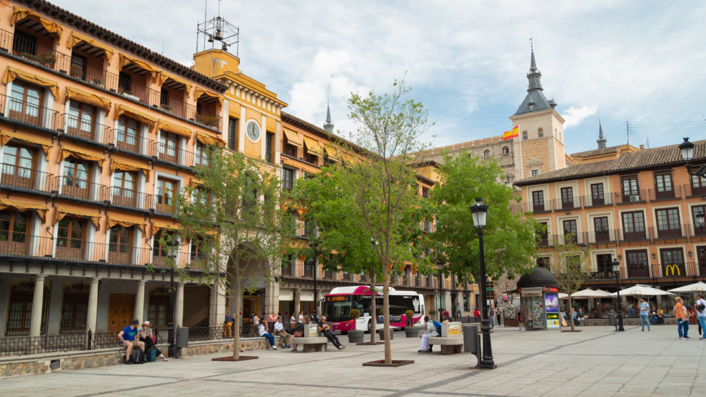 Zocodover Square is the heart of Toledo’s social and cultural life