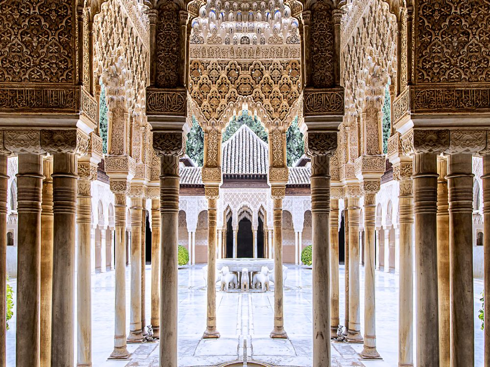 The Alhambra is not just the crown jewel of Granada but one of the most important and well-preserved examples of Moroccan Islamic architecture in the world