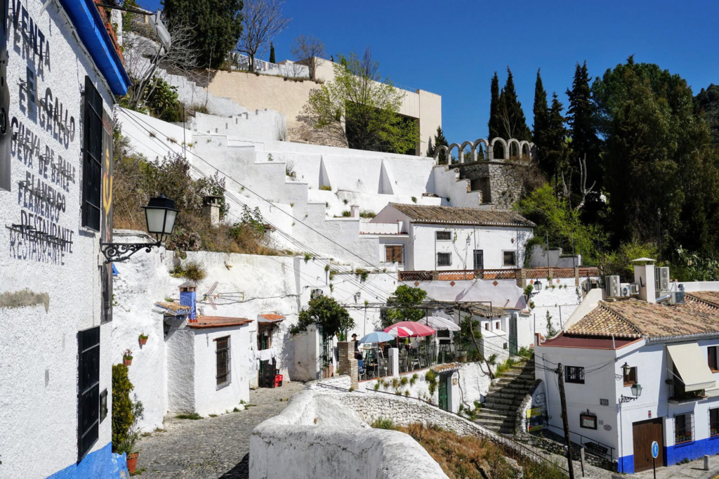 Sacromonte is a historic neighborhood in Granada, known for its cave dwellings and rich flamenco tradition