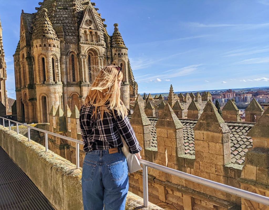 Salamanca, known as the "Golden City" due to its sandstone buildings that glow in the sunlight, is one of Spain's most beautiful and historic cities