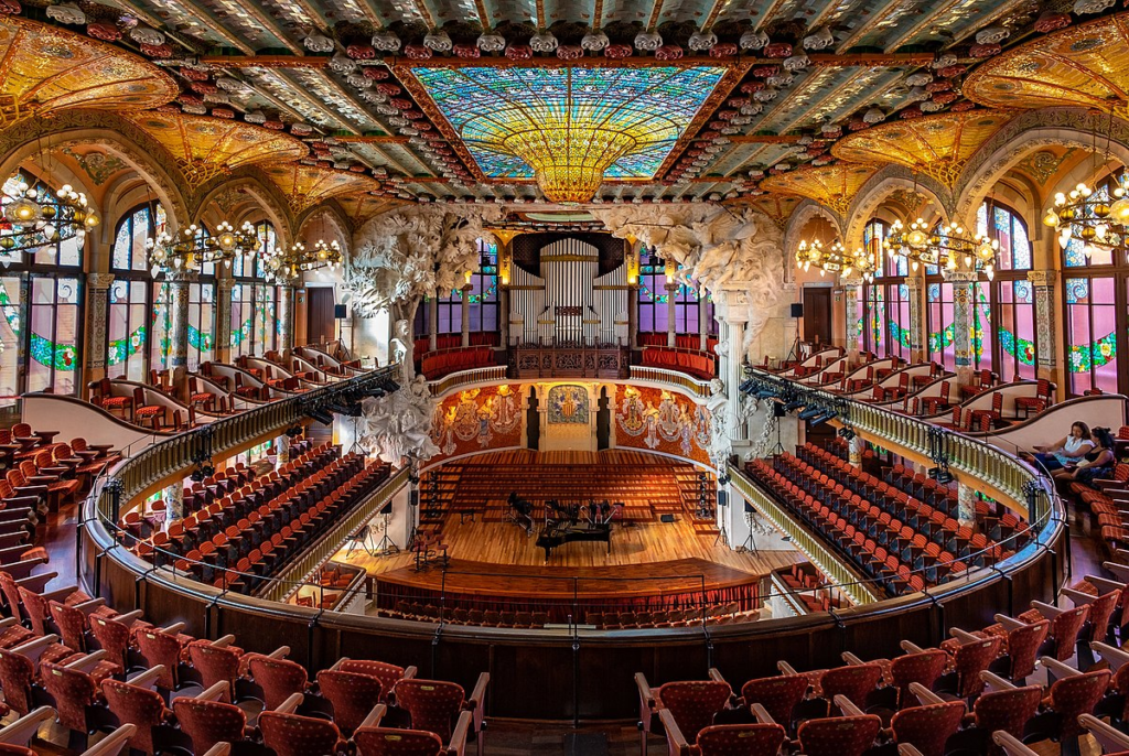 The Palau de la Música Catalana is one of Barcelona's most beautiful concert halls and a masterpiece of Catalan modernist architecture