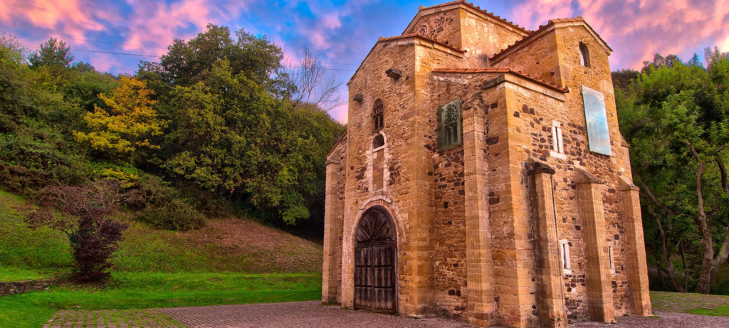 Just a short drive from the city center, you'll find the pre-Romanesque churches of San Miguel de Lillo and Santa María del Naranco