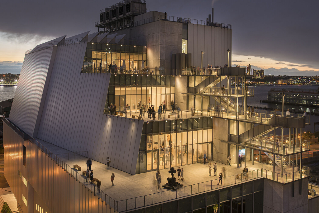 Located in the Meatpacking District, the Whitney focuses on 20th- and 21st-century American art, with a strong emphasis on works by living artists.