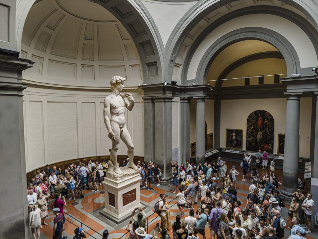 The Galleria dell’Accademia is another gem in Florence and is best known for housing Michelangelo’s iconic statue of David