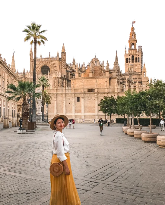 It’s time to head south to Seville, the heart of Andalusia. You can catch a high-speed train from Madrid to Seville, which takes about 2.5 hours. Tickets cost around €60 if booked in advance.