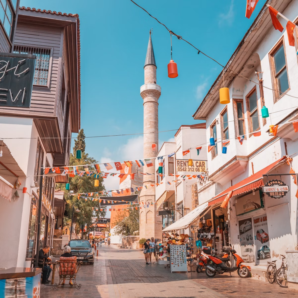 Antalya is a resort city that offers a perfect combination of history, culture, and beach relaxation. It’s one of the most popular destinations on Turkey Turquoise Coast, known for its crystal-clear waters and stunning beaches.