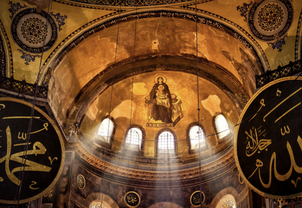 The massive dome of Hagia Sophia is more than just an architectural achievement—it is a symbol of divine power