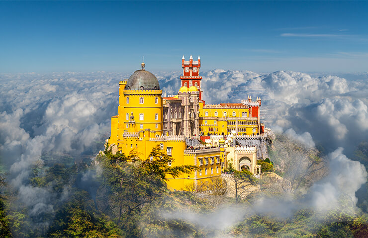 Located just a short train ride from Lisbon, Sintra feels like something out of a storybook. Nestled in the mountains, this UNESCO-listed town is famous for its romantic palaces, lush gardens, and mist-covered hills