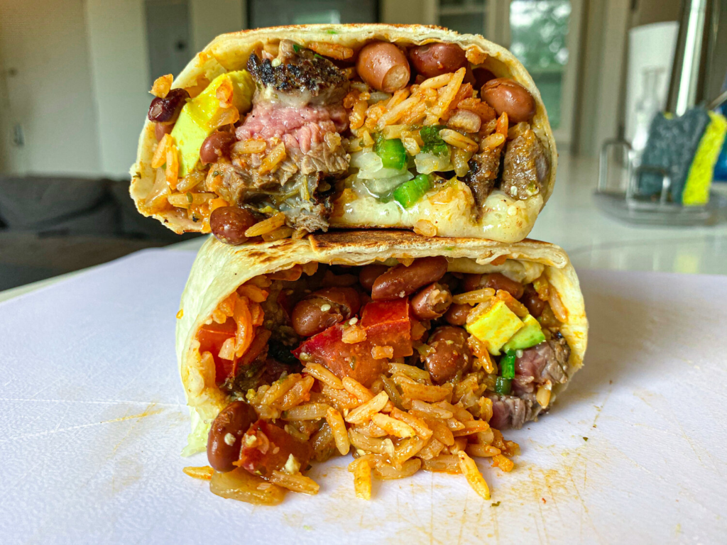 The Mission District in San Francisco is the birthplace of the Mission-style burrito, a behemoth of a meal that’s packed with rice, beans, meat, salsa, and other toppings, all wrapped up in a large flour tortilla